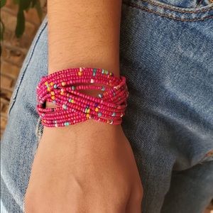 ❤️Beaded Pink Bracelet ❤️